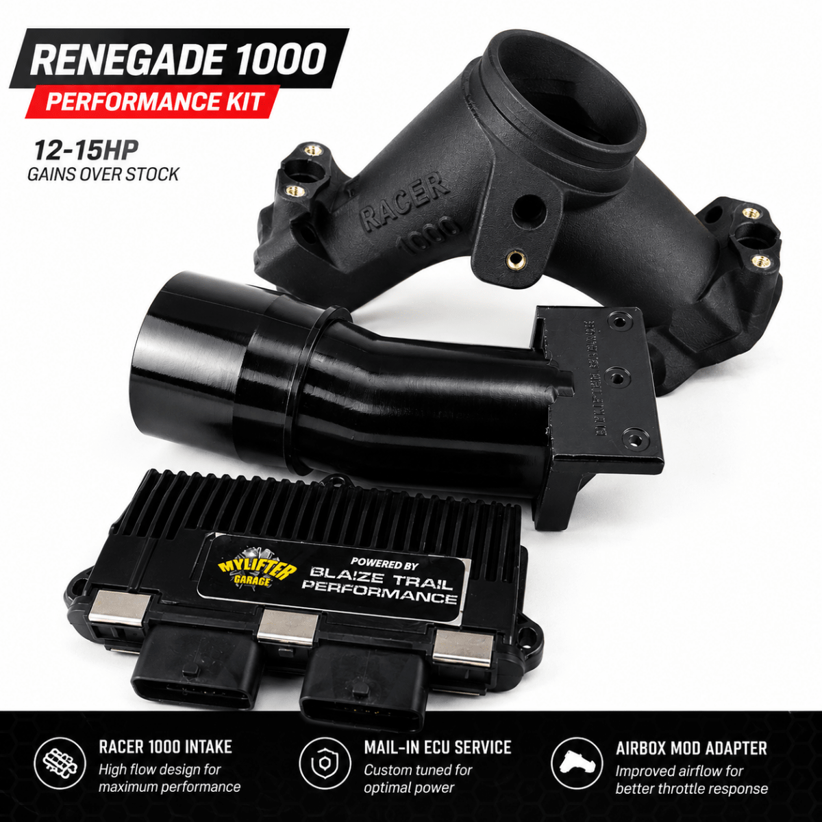 Can - Am Renegade / Outlander 1000 Power Package – Intake + ECU Tune - Mylifter Garage