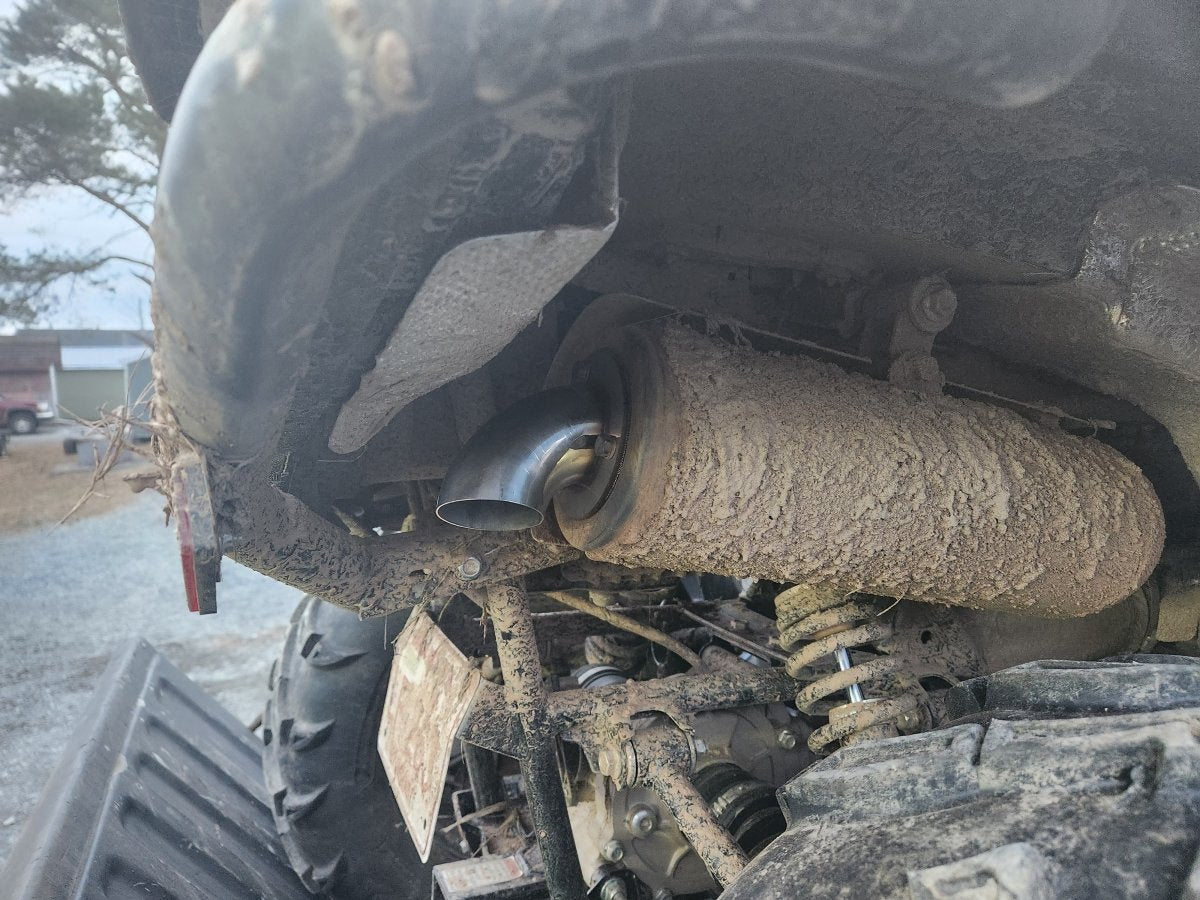 2017+ CForce 400/500/600 2" stainless tip - Mylifter Garage