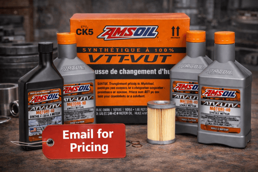 AMSOIL Can - Am ATV / UTV Oil Change Kit – 5W - 40 Full Synthetic Engine Oil & Filter (Complete Service Kit) - Mylifter Garage