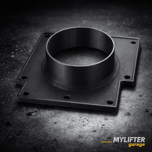 CFMoto CForce 800 / 850 XC / 1000 Airbox Snorkel Adapter Plate – 2.5" (64mm) – DIY Snorkel Upgrade - Mylifter Garage