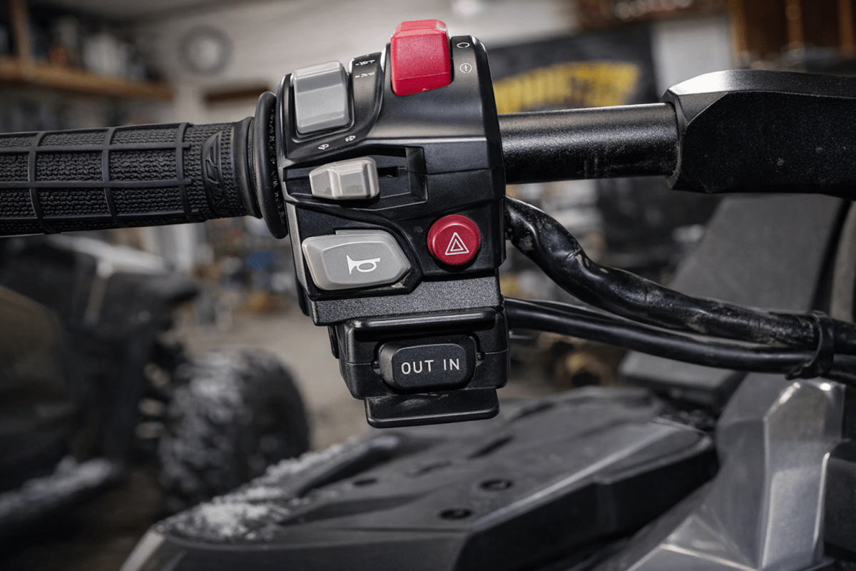 Cforce 800 - 1000 Winch Switch Relocation - Mylifter Garage